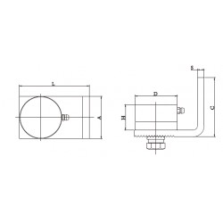 Swing Gate Heavy Duty Ball Bearing Top & Bottom Hinges up to 800kg grease nipple