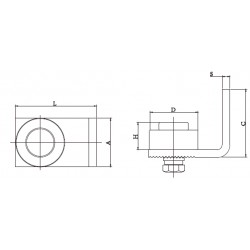 Swing Gate Heavy Duty Ball Bearing Top & Bottom Hinges up to 800kg grease nipple