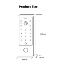 Secukey Vcontrol 3-F Smart WIFI Video Intercom, Fingerprint, Access Keypad Tuya Smart