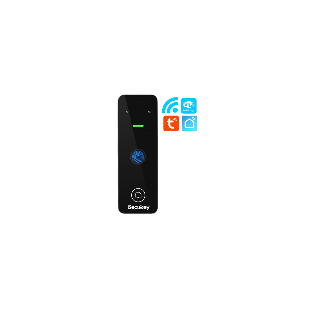 Secukey Vcontrol 4-F Smart WIFI Video Intercom, Fingerprint,  Tuya Smart